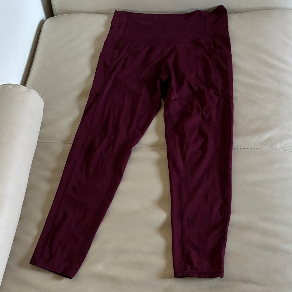 Champion Burgundy Purple Leggings Activewear